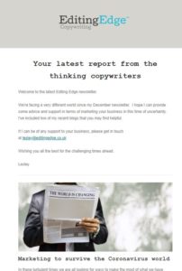 newsletter writing tips